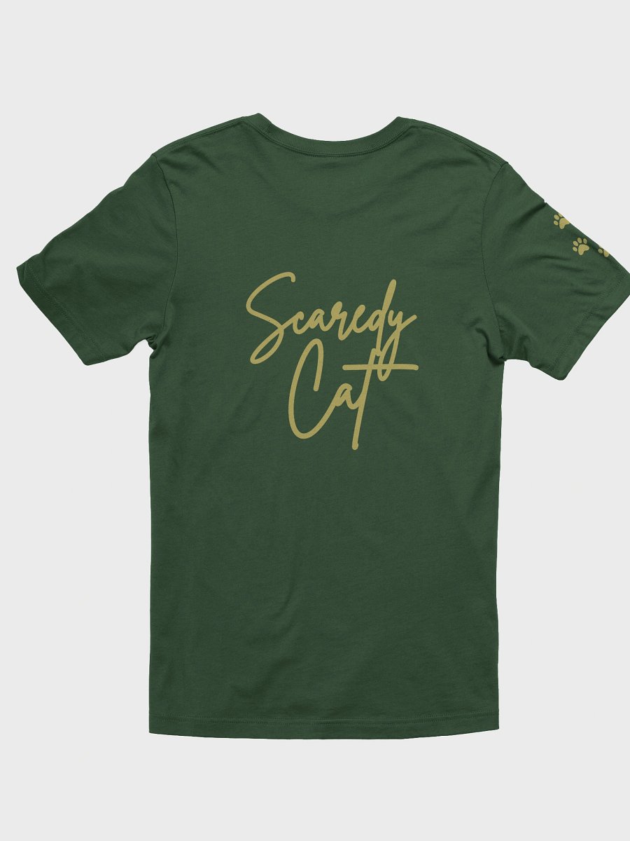 Whimsical 'Scaredy Cat' Handwritten T-Shirt product image (15)