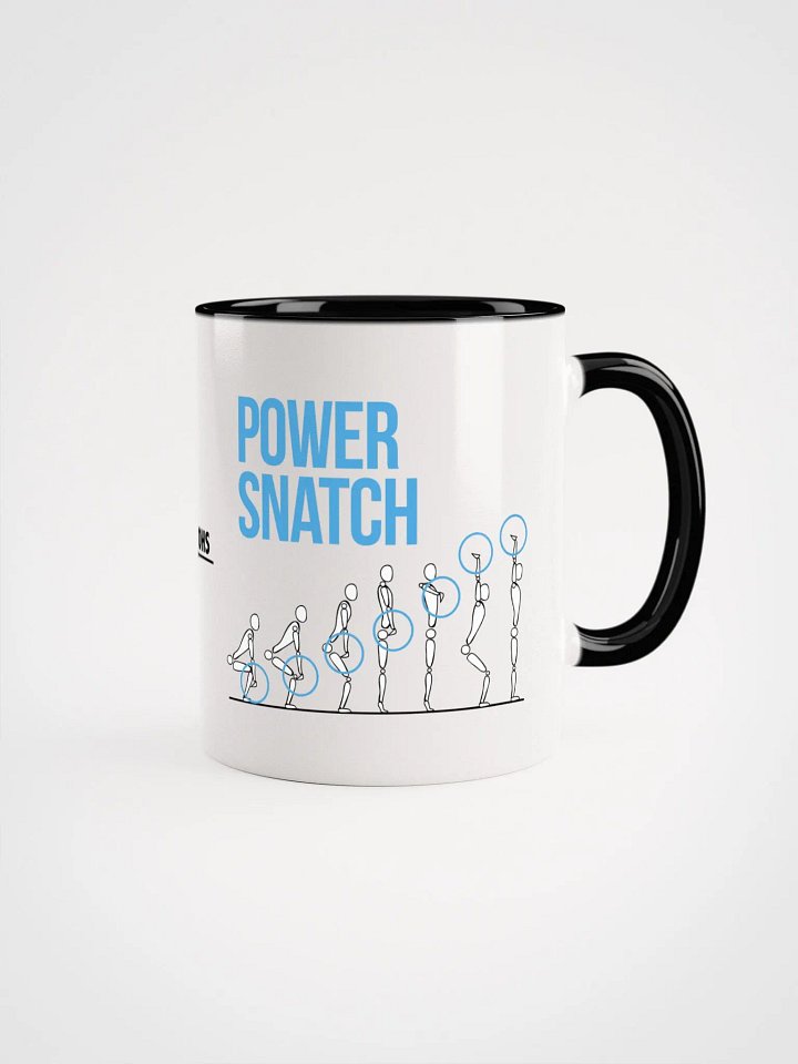 Squat and Power Snatch Illustrated Mug product image (1)