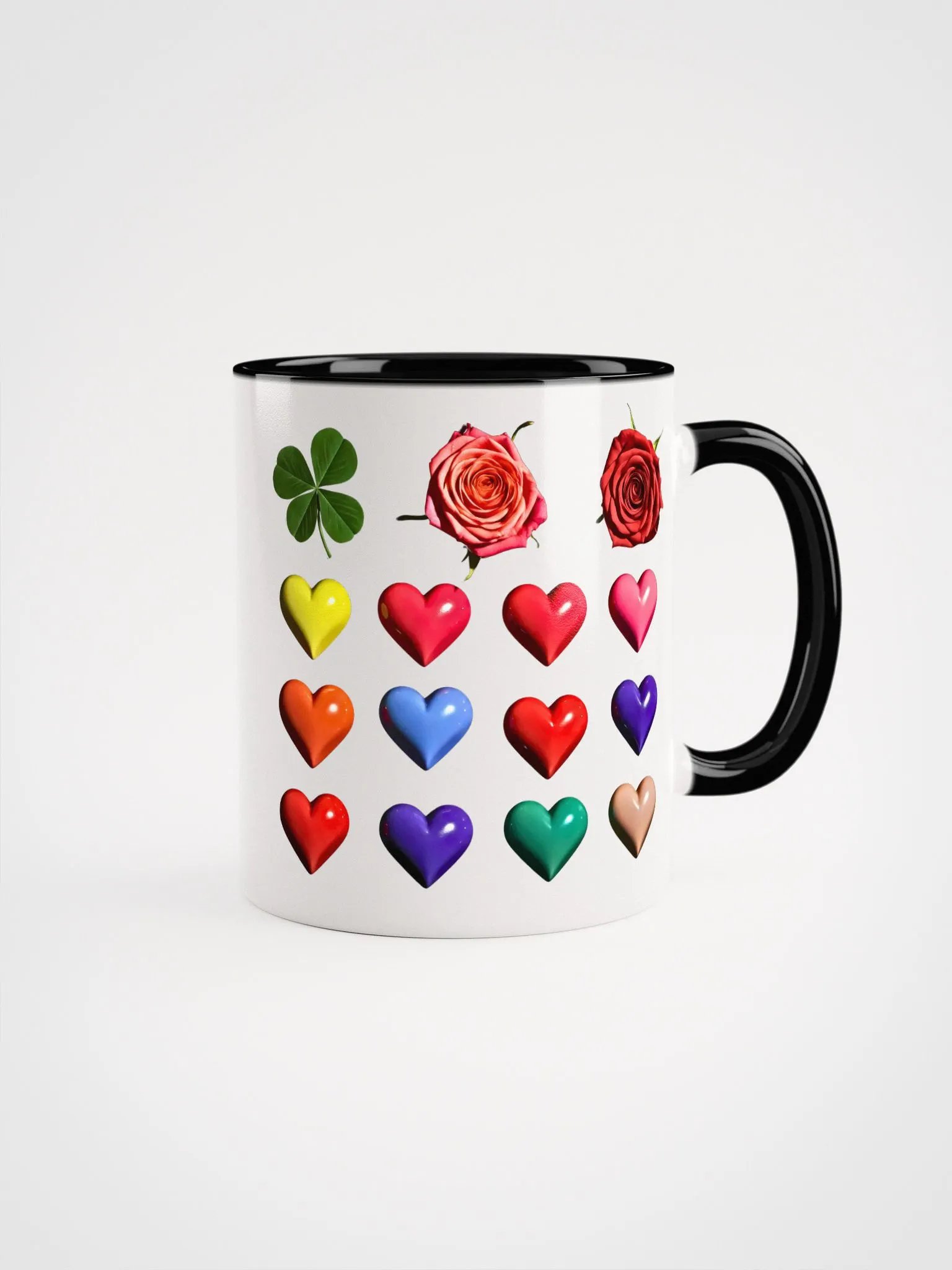 Colorful Heartfelt Roses Ceramic Mug product image (5)