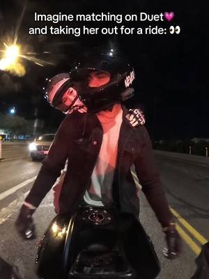 I’ve met a lot of awesome couples who met on Duet and dating apps in general! Give Duet a try if you’re wanting to meet someone! 🖤 🖤  #resonatewithduet #motorcycle 
