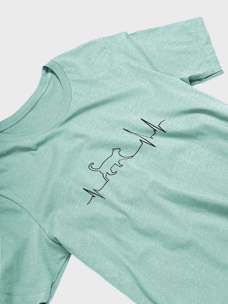 "Cat electrocardiogram" t-shirt product image (6)