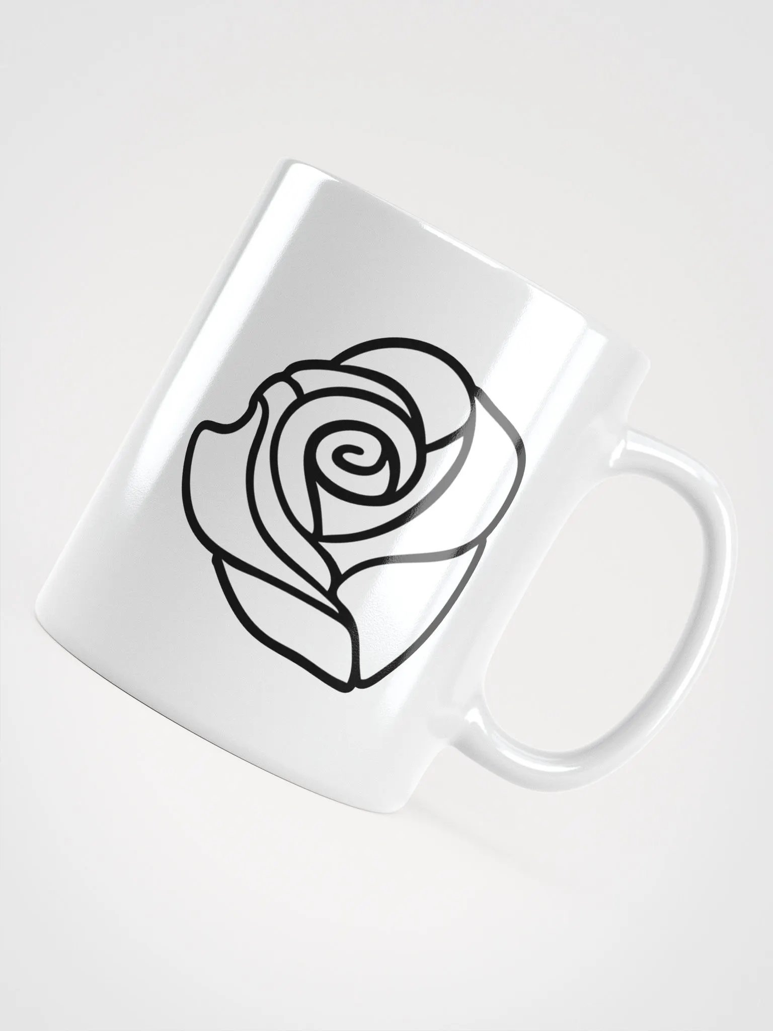 White Rose ceramic mug - B product image (4)