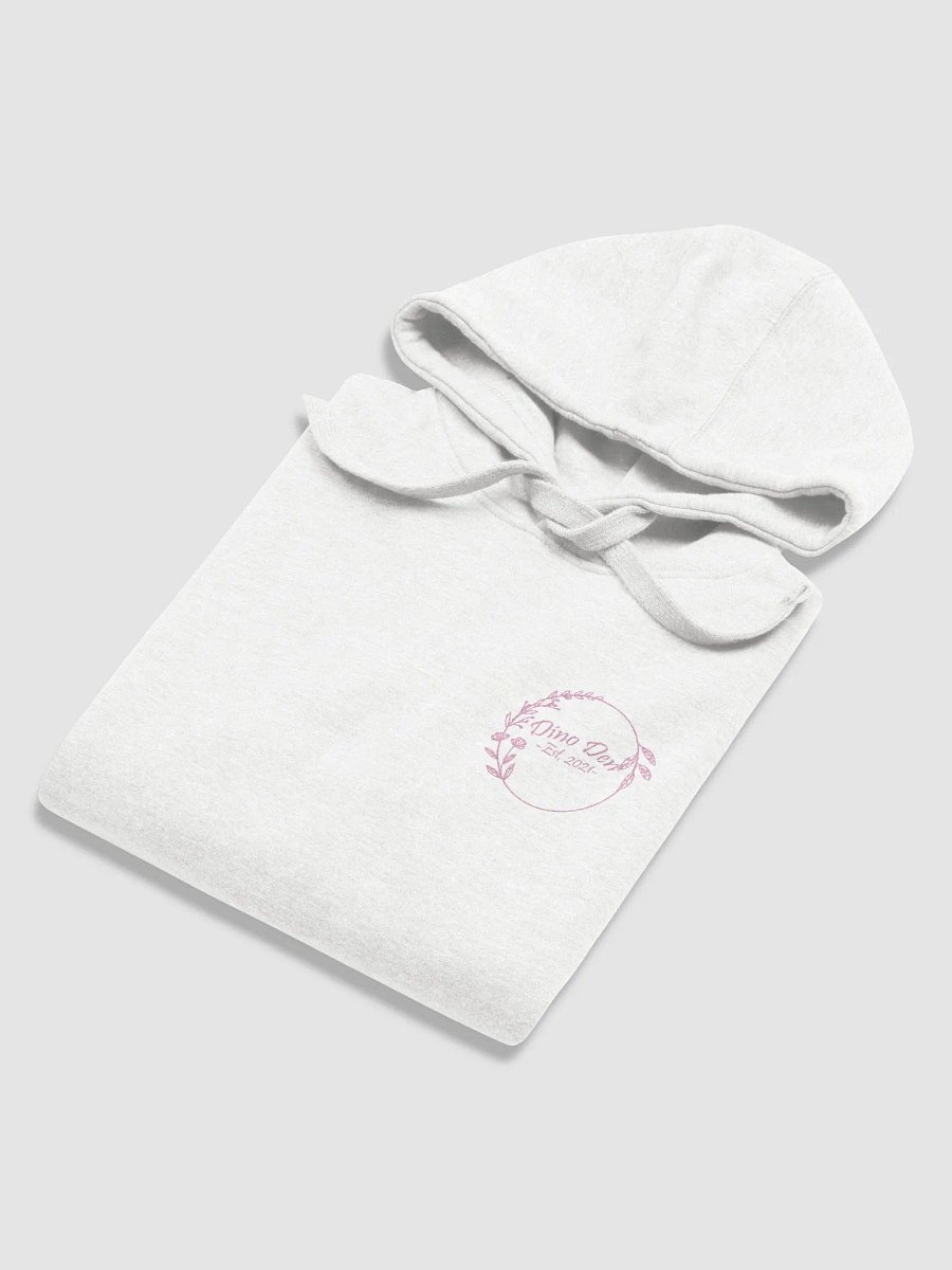 White and Pink Dino Den Hoodie product image (6)
