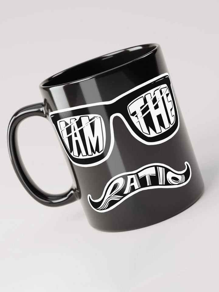 Glasses & Mustache Black Coffee Mug product image (2)
