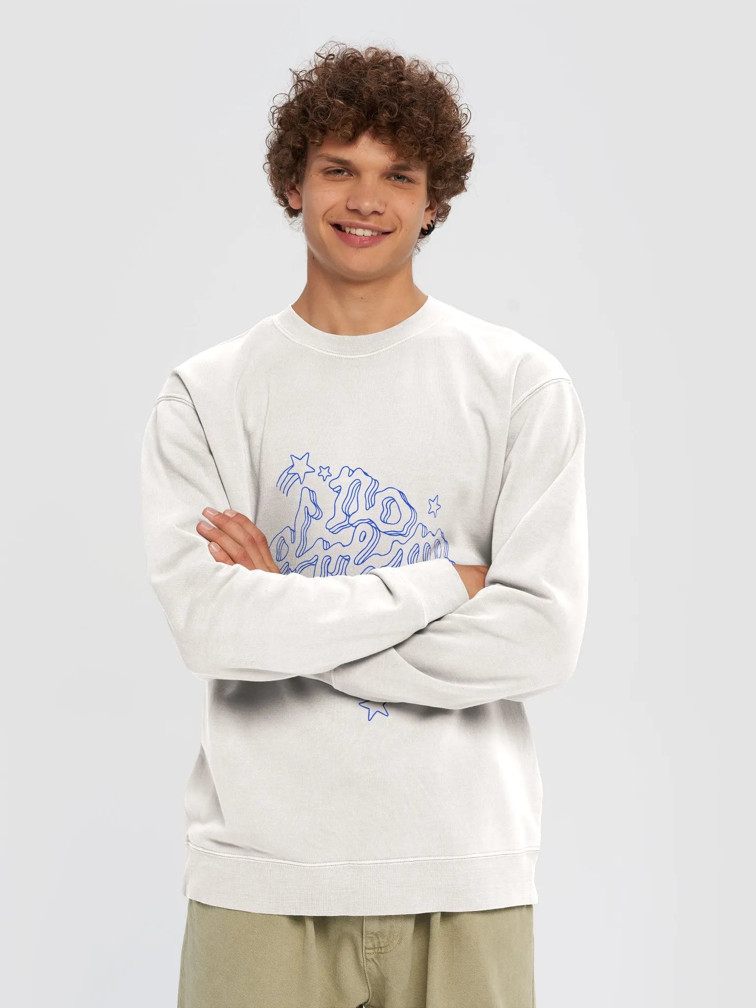 Celestial Scribbles Unisex Sweatshirt product image (5)