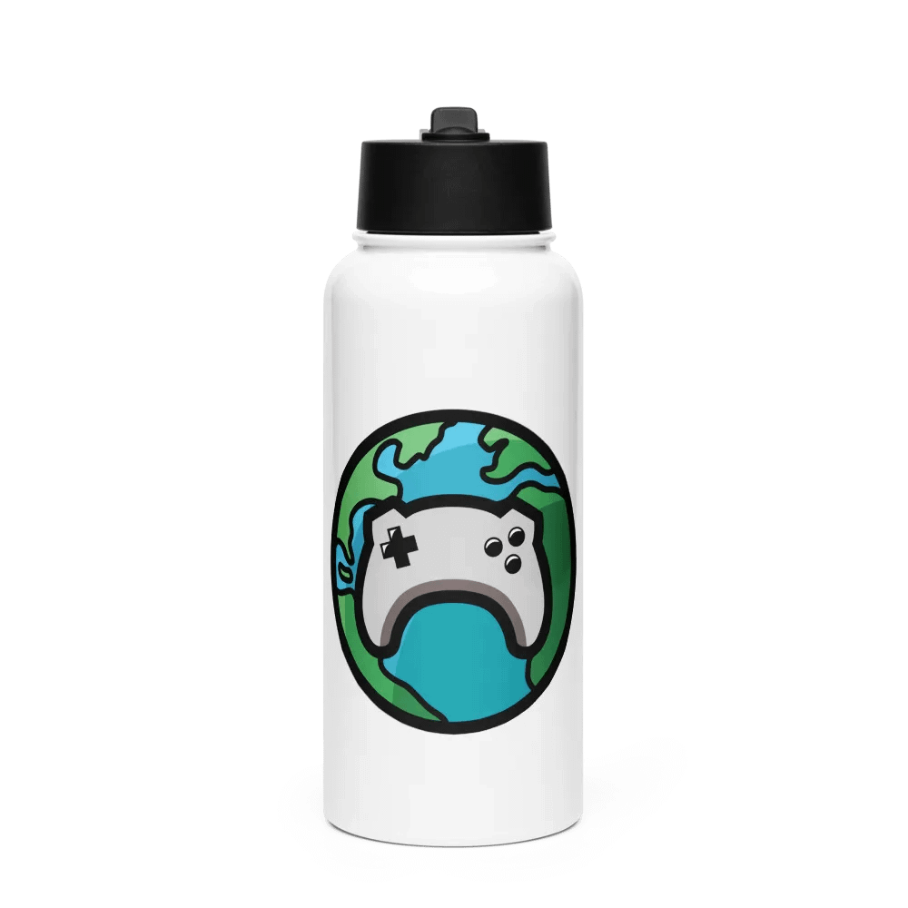 One Of Us Stainless Steel Water Bottle w/ Straw Lid product image (1)