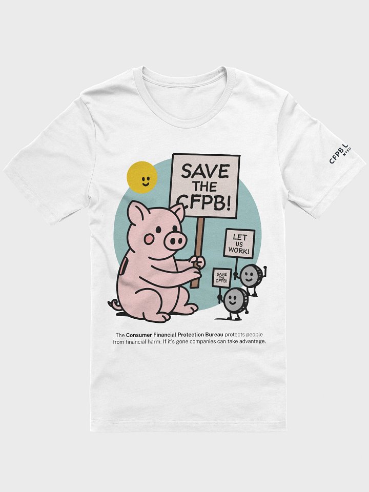 CFPB Piggy Bank Picket T-shirt product image (5)