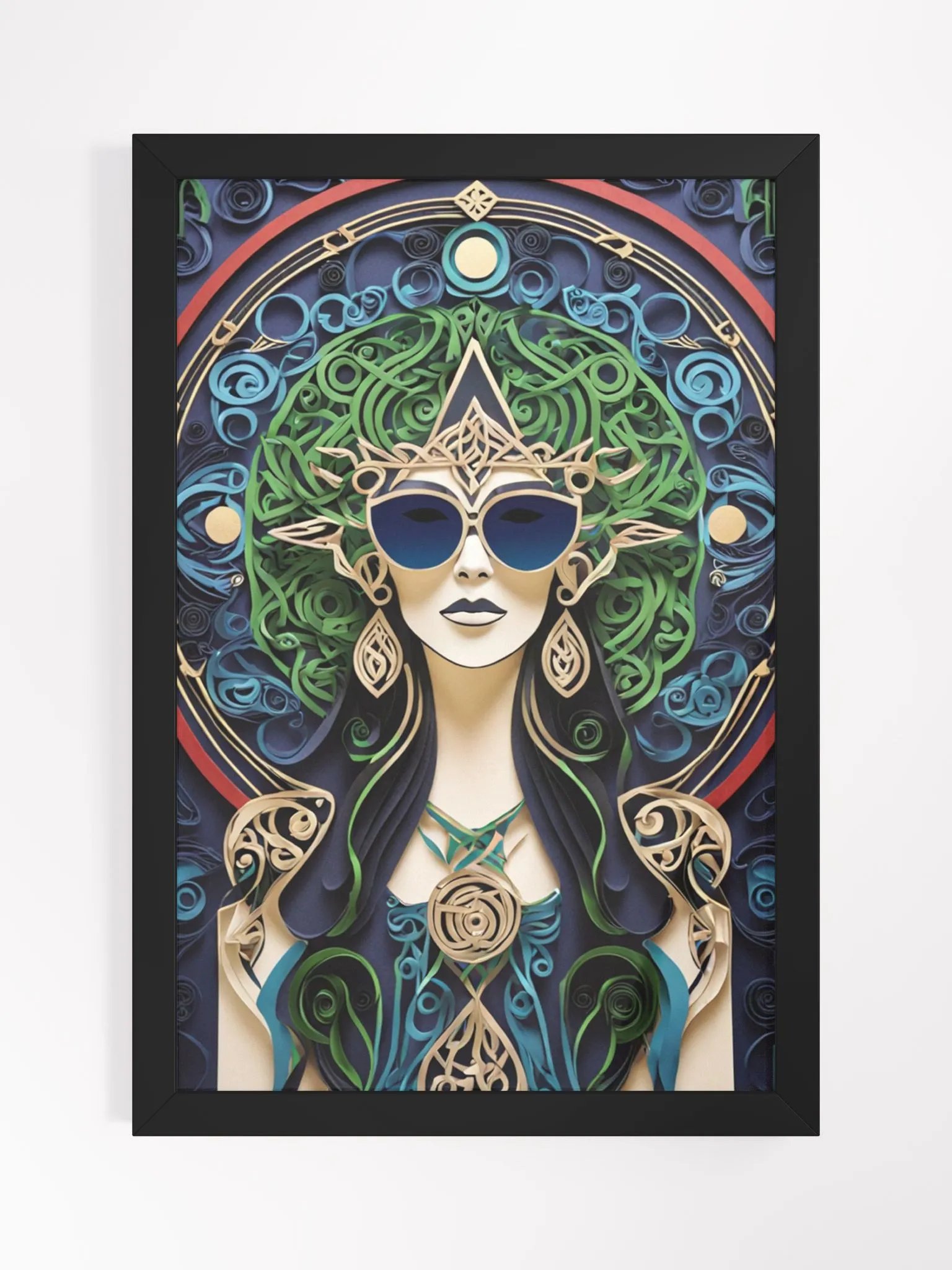 Winter Wiccan 14 - Framed Matte Poster product image (1)