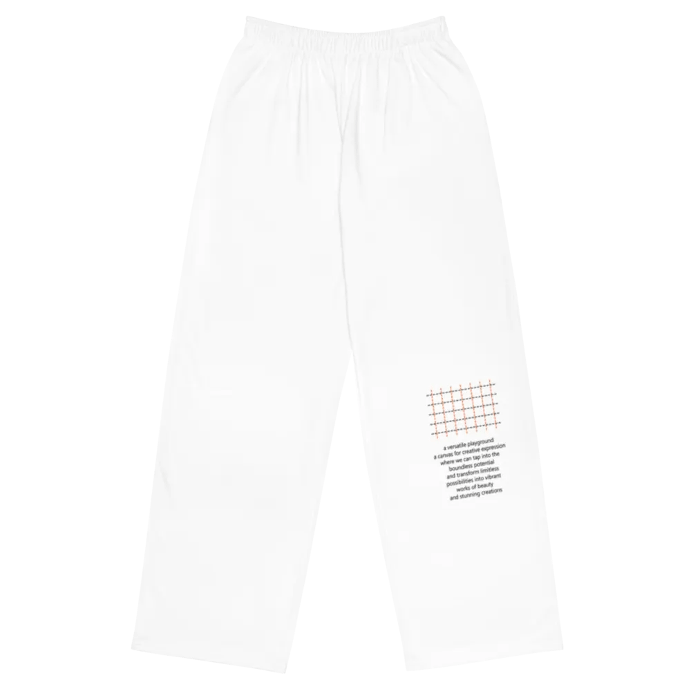 Grid Cozy Pants - orange line product image (6)