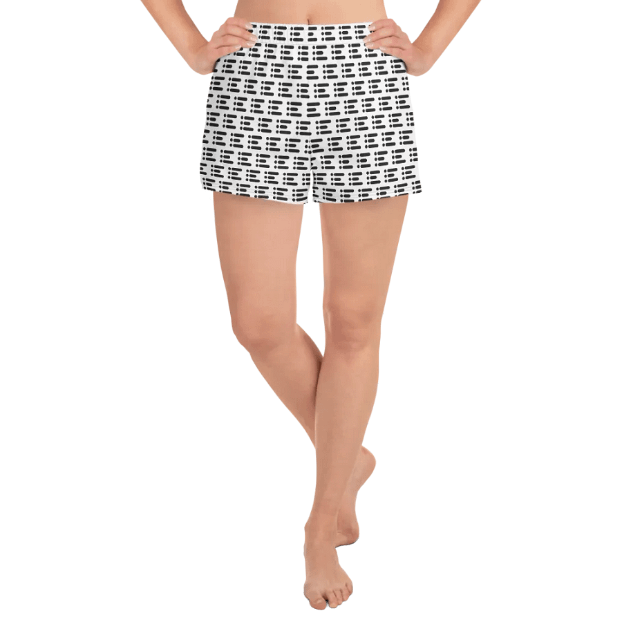 All-Over Print Women's Athletic Short Shorts w/ Pattern product image (7)