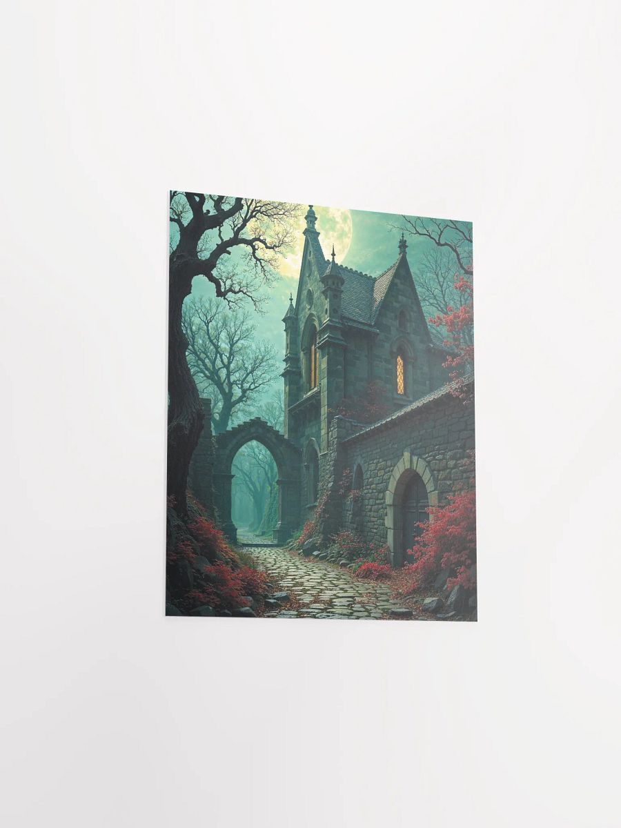Moonlit Gothic Manor Poster product image (23)