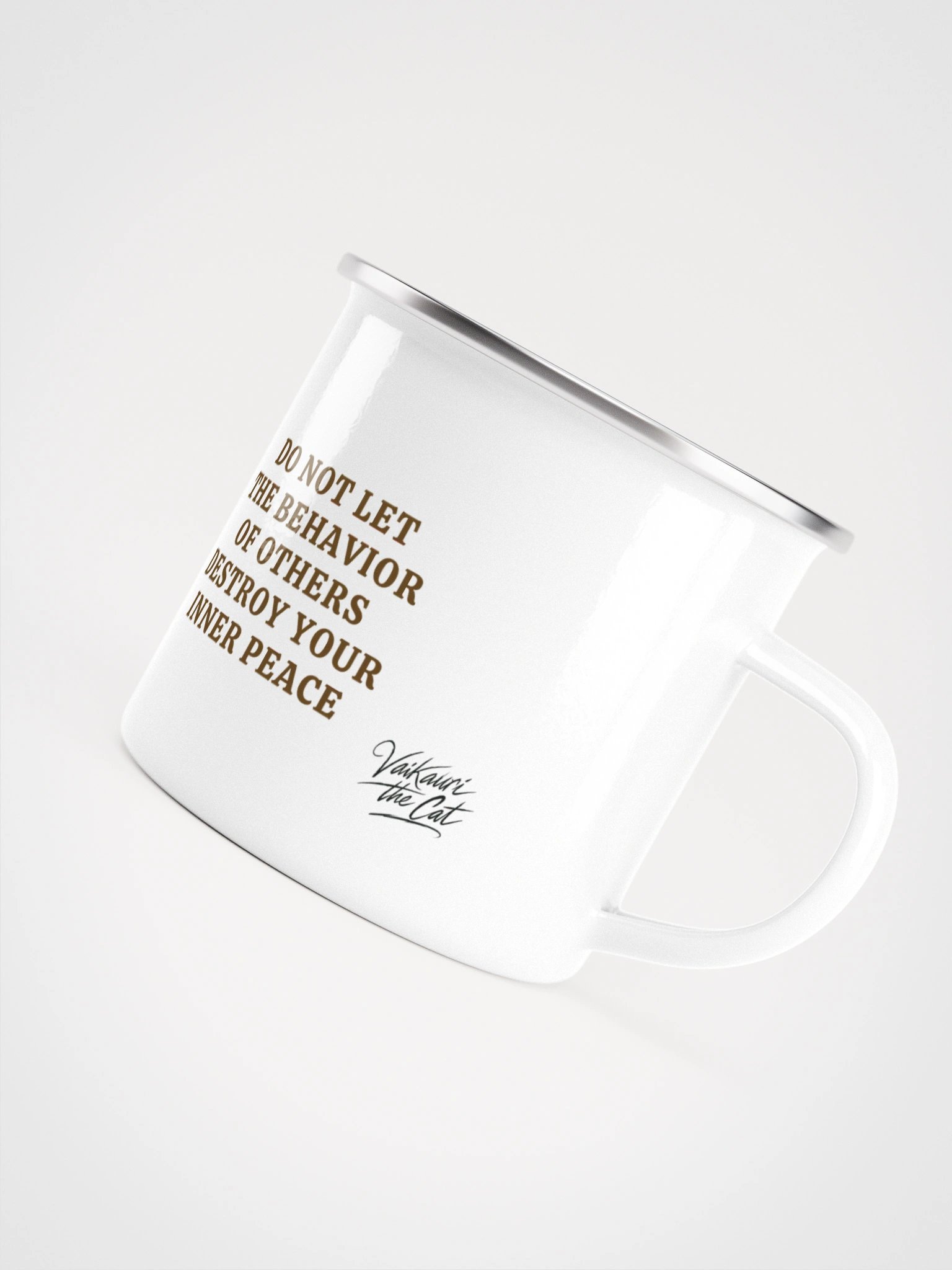Vaikauri Cat Enamel Mug product image (5)