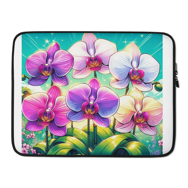 Starry Orchids Laptop Sleeve product image (2)