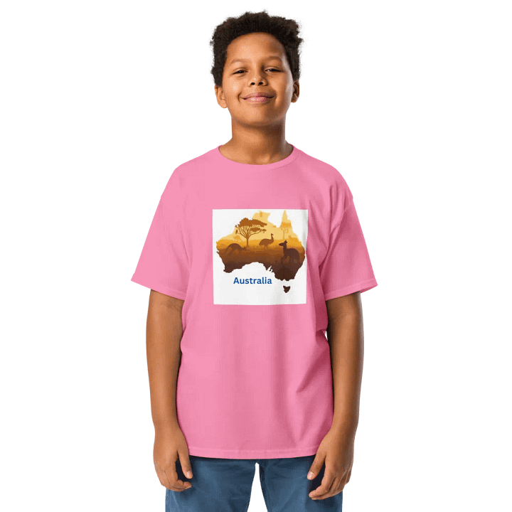 T-Shirt Kids Australia Flag with Kangaroo product image (1)