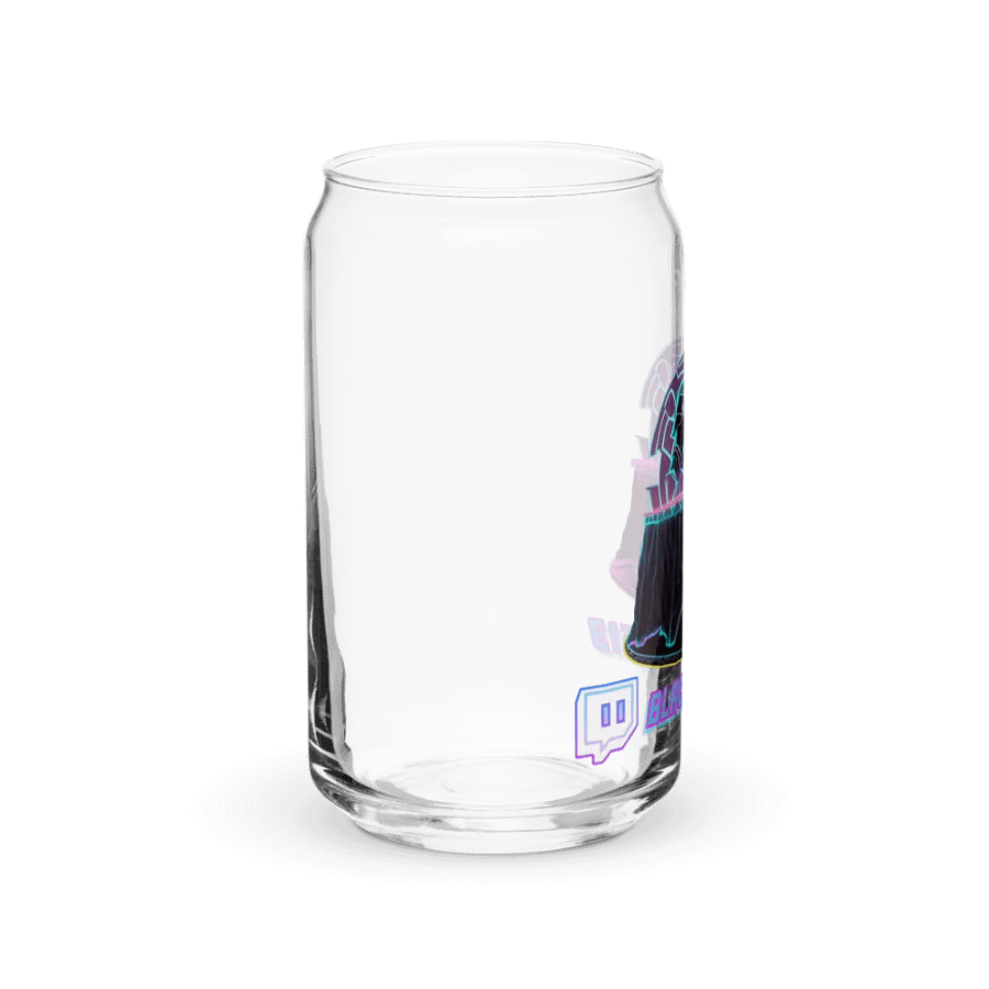 Blackknight_513 Can Shaped Glass Cup w/optional Lid & straw. product image (40)