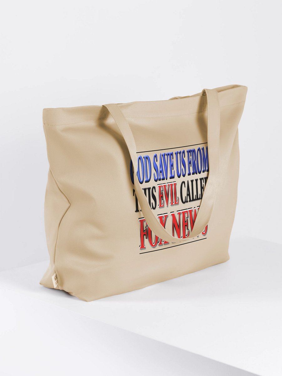 God Save Us From This Evil Called Fox News Eco Friendly Tote Bag product image (4)