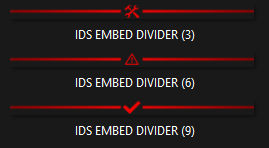 Ruby Red Embed Divider Bars product image (2)