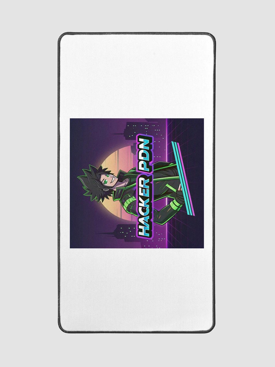 Neon Hacker City Desk Mat product image (2)