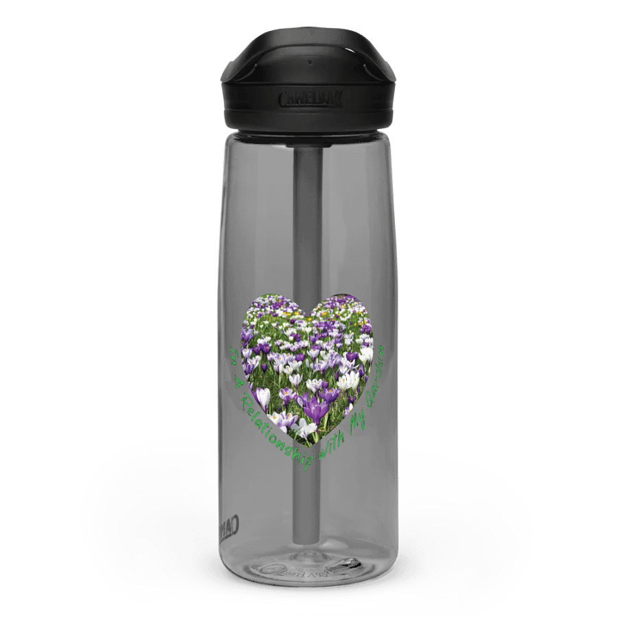 Garden Love Heart Print Water Bottle product image (3)