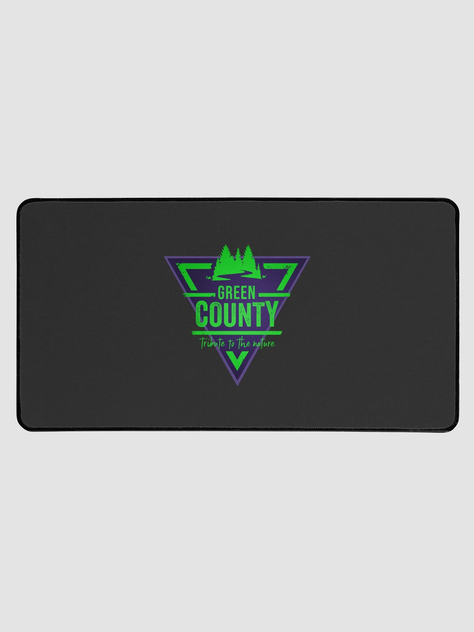 Desk Mat - Charcoal/Green/Purple product image (1)
