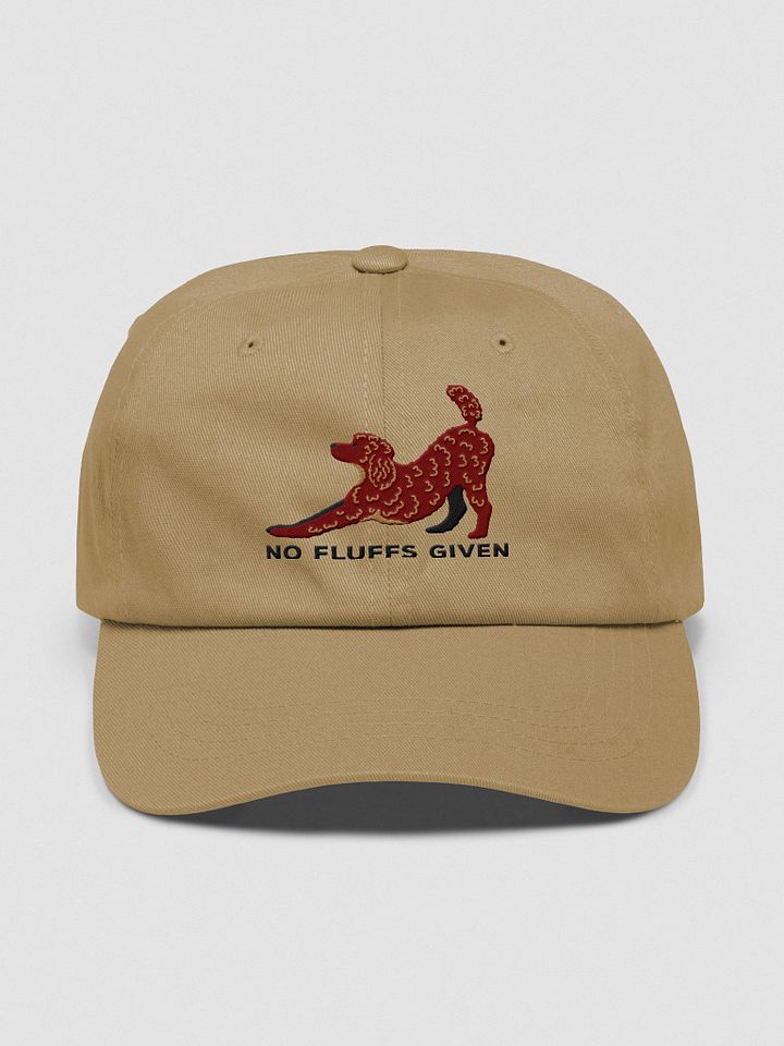 No Fluffs Given Classic Dad Hat(Embroidered) of a Poodle(Chocolate) product image (1)