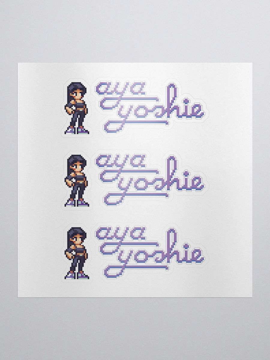 Aya Yoshie Pixel Stickers product image (1)