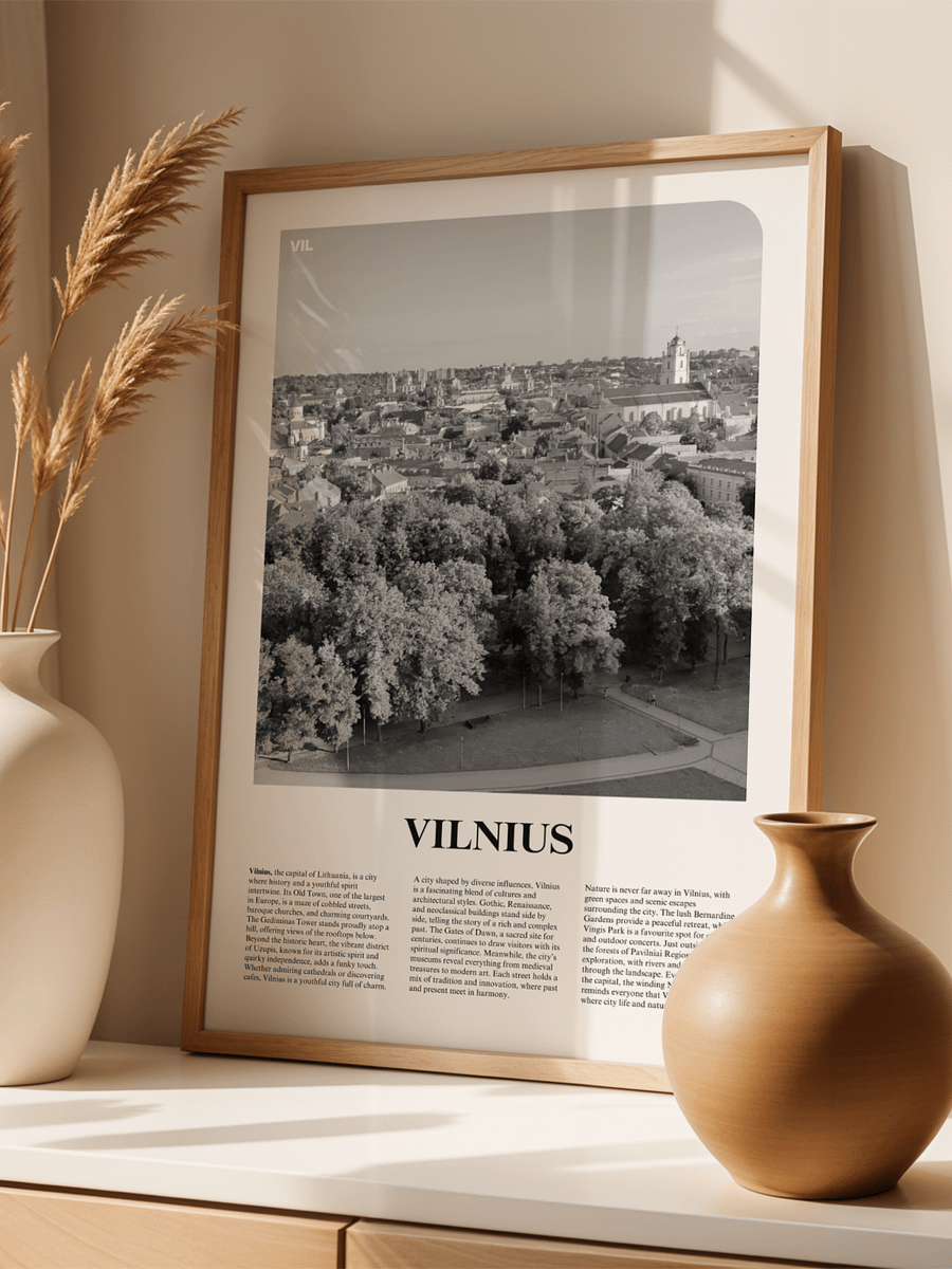 Vilnius 02 Newspaper Poster product image (8)