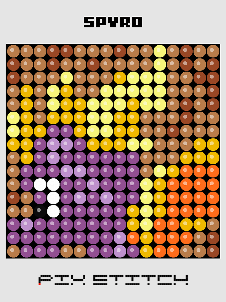 Spyro Pixel Art product image (1)