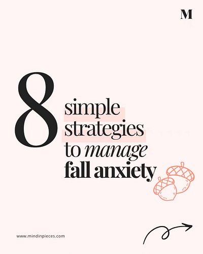 If you're struggling with anxiety this fall, try these simple strategies to help you feel calmer and grounded this fall 🍂✨

S...