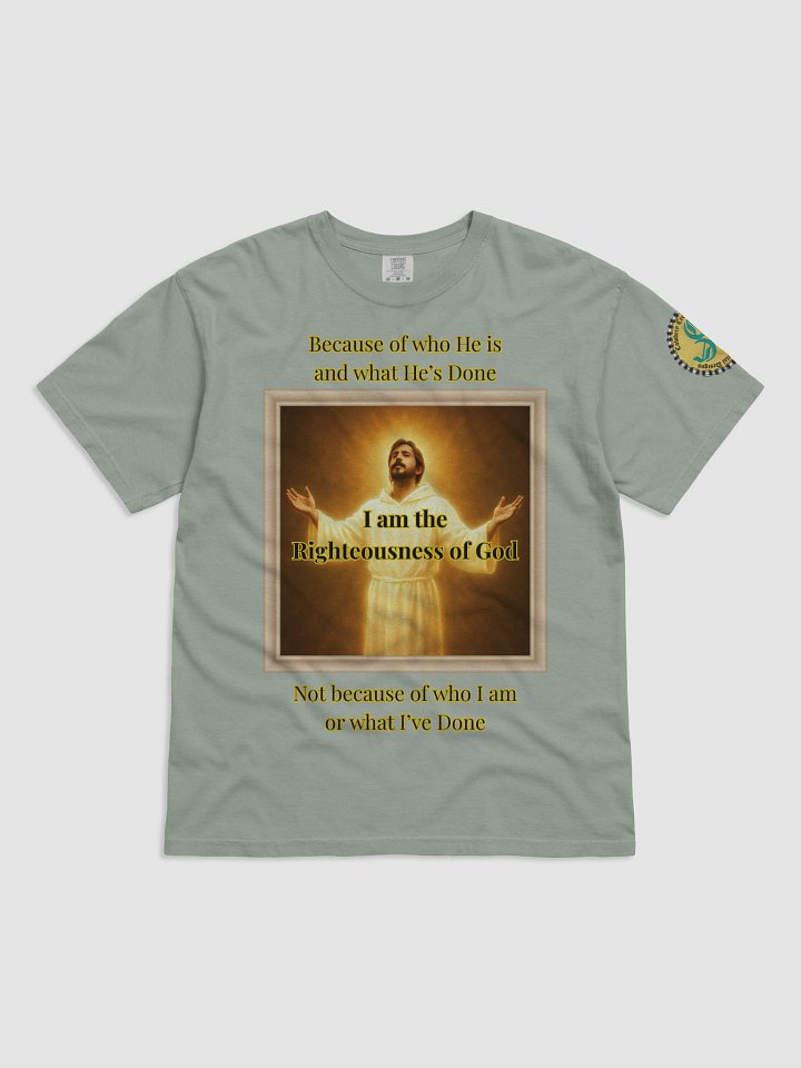 I am the Righteousness of God (Male) Comfort Colors Garment-Dyed Heavyweight T-Shirt Colors (4) product image (1)