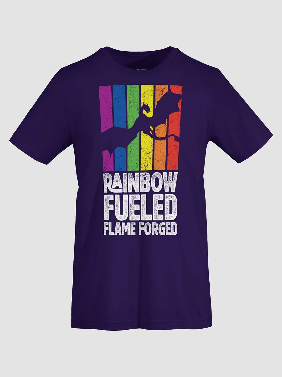 Rainbow Fueled. Flame Forged Pride Supersoft T-Shirt product image (60)