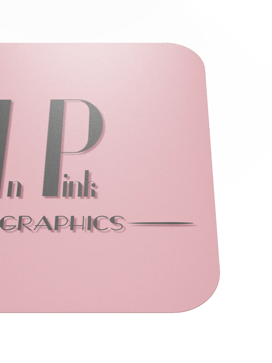 RIP Minimalist Logo Mouse Pad - Pink product image (5)