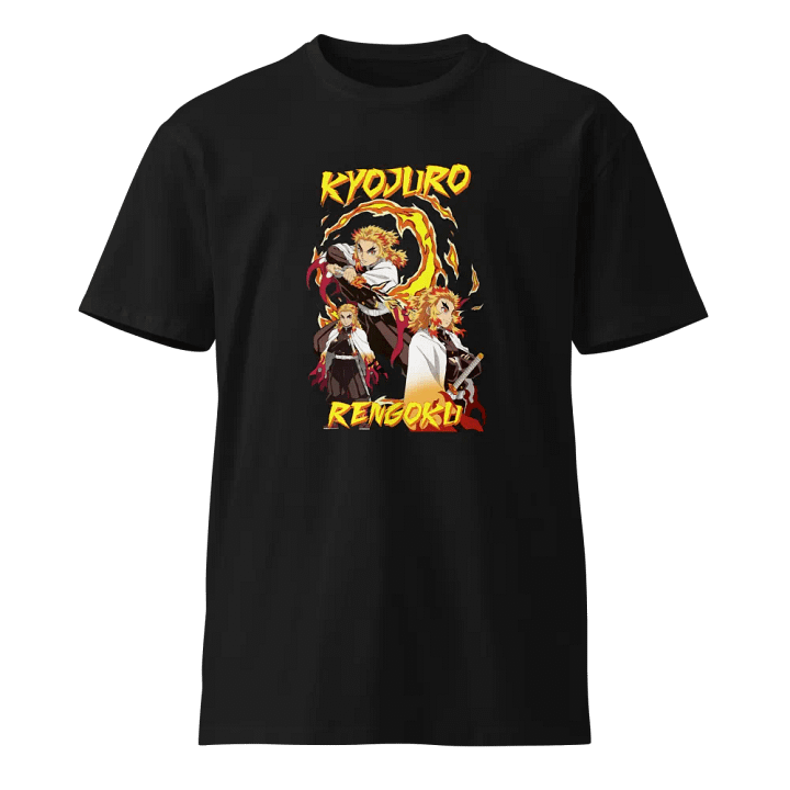 Fiery Warrior Kyoujuro Rengoku Anime T-Shirt product image (1)