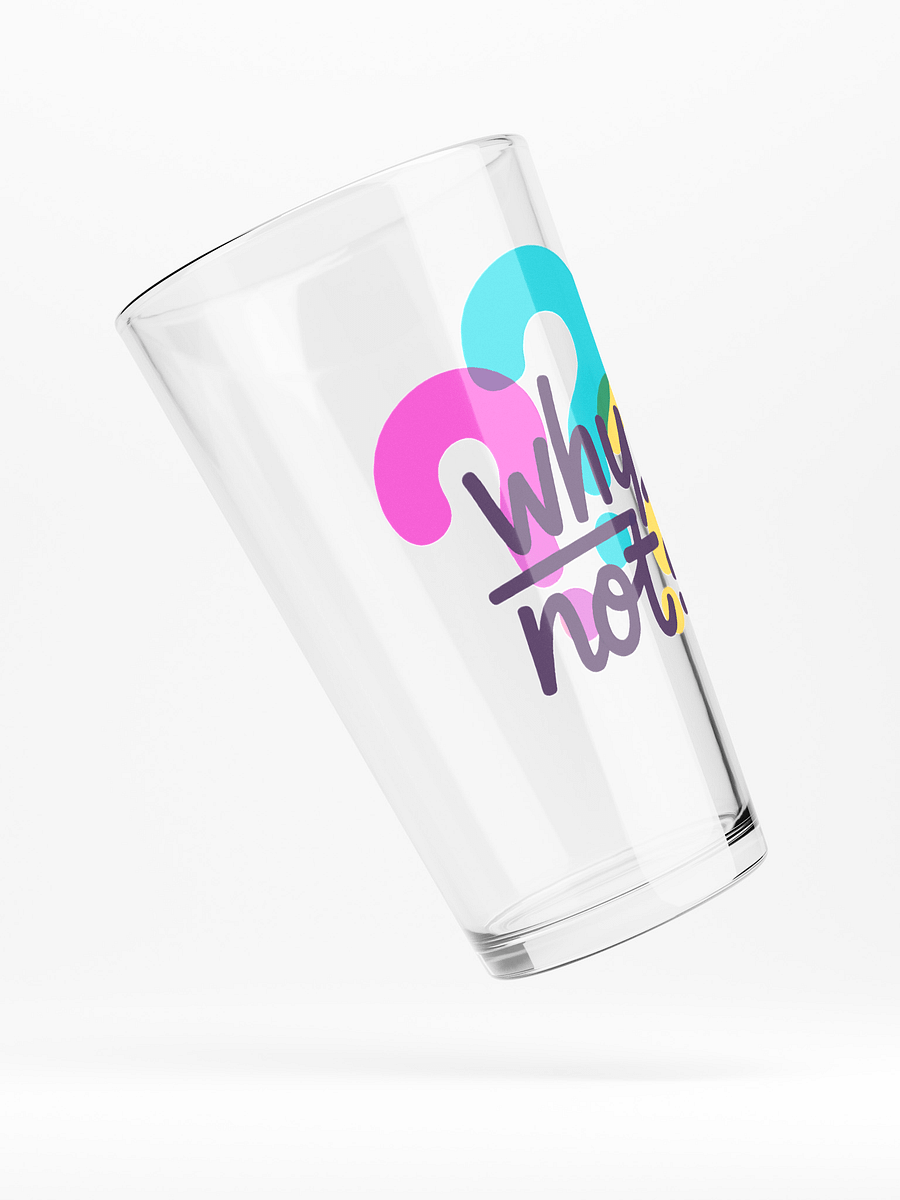 Why Not? Shaker Pint Glass product image (4)