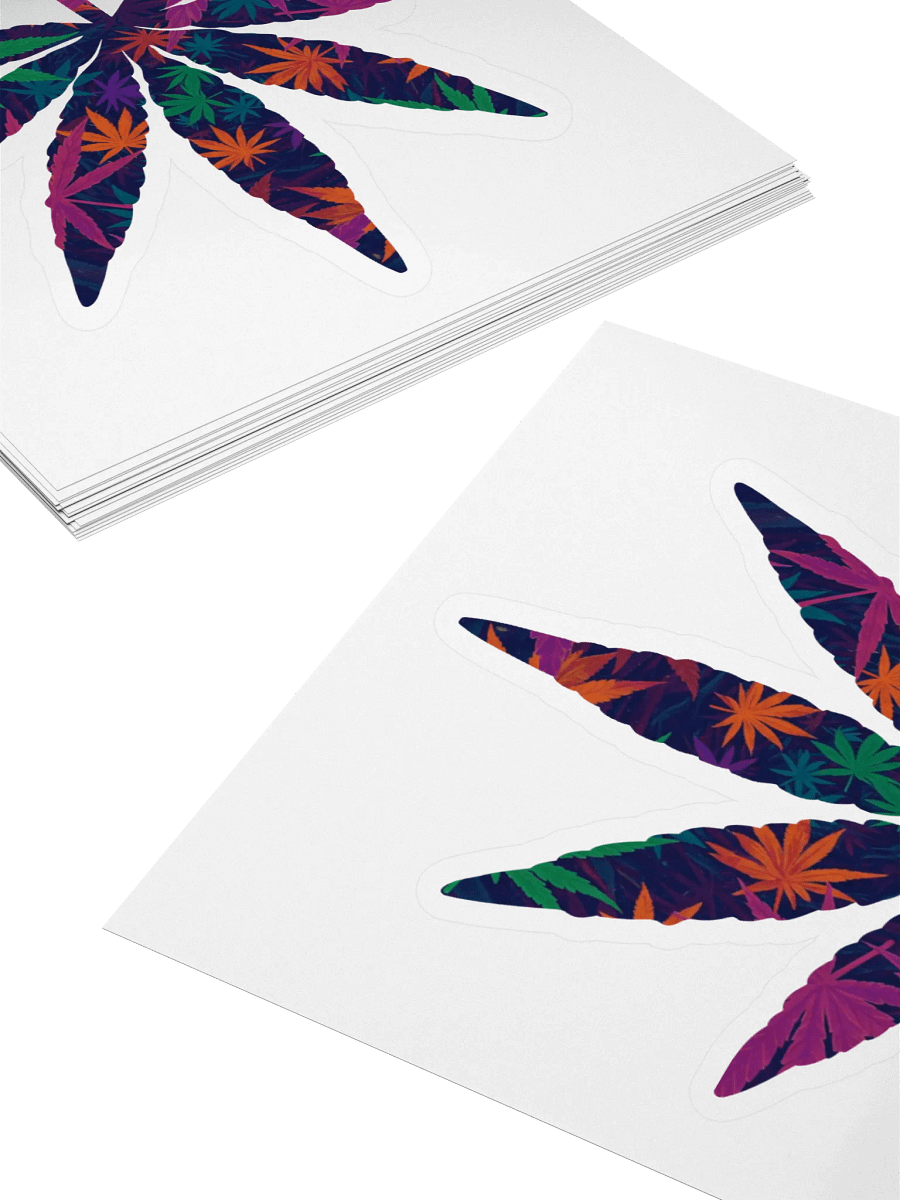 Leafy Leaf 4" Sticker product image (4)