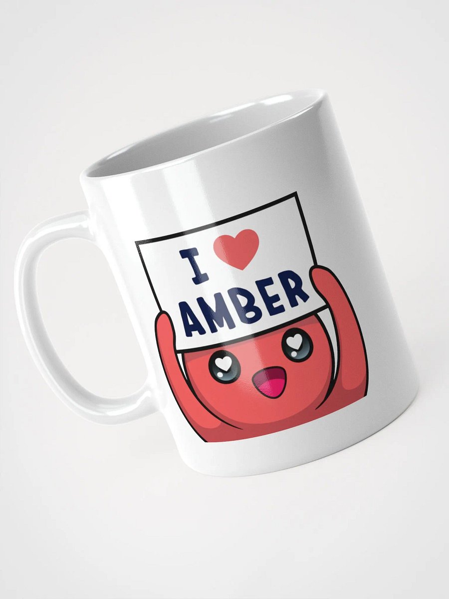 I ❤️Amber Mug White product image (4)