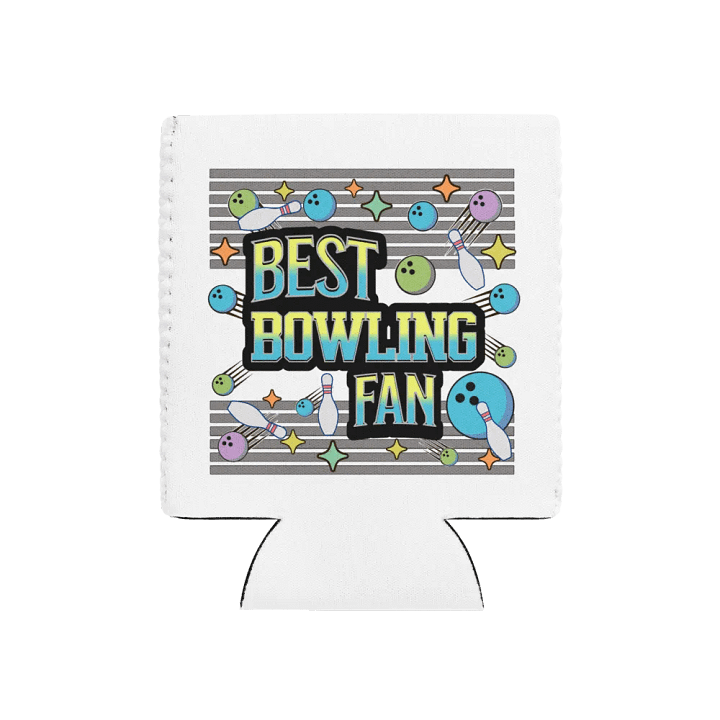 Best Bowling Fan Fanatic Can Cooler product image (1)