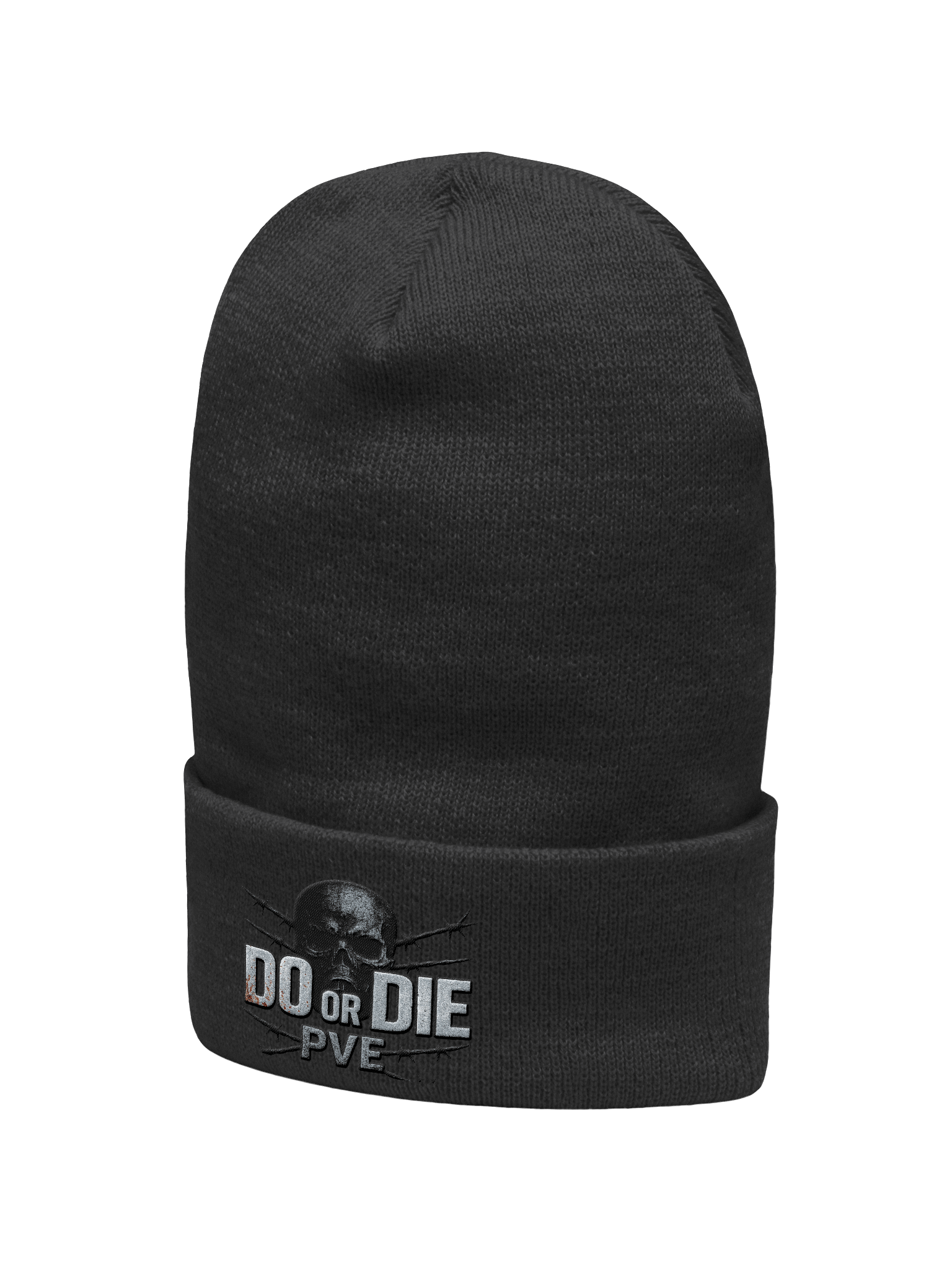 Skull Gas Mask Cuffed Beanie product image (13)