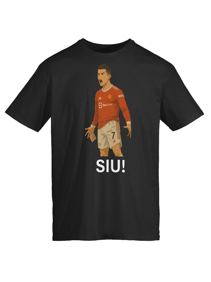 T-Shirt - Cristiano Ronaldo (SIU writing) - Iconic Moment - Manchester United (Various Colours) product image (1)