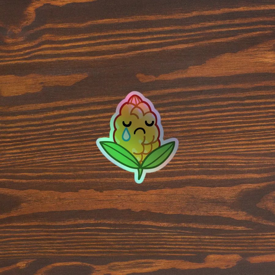 Sad Corn Sticker product image (3)