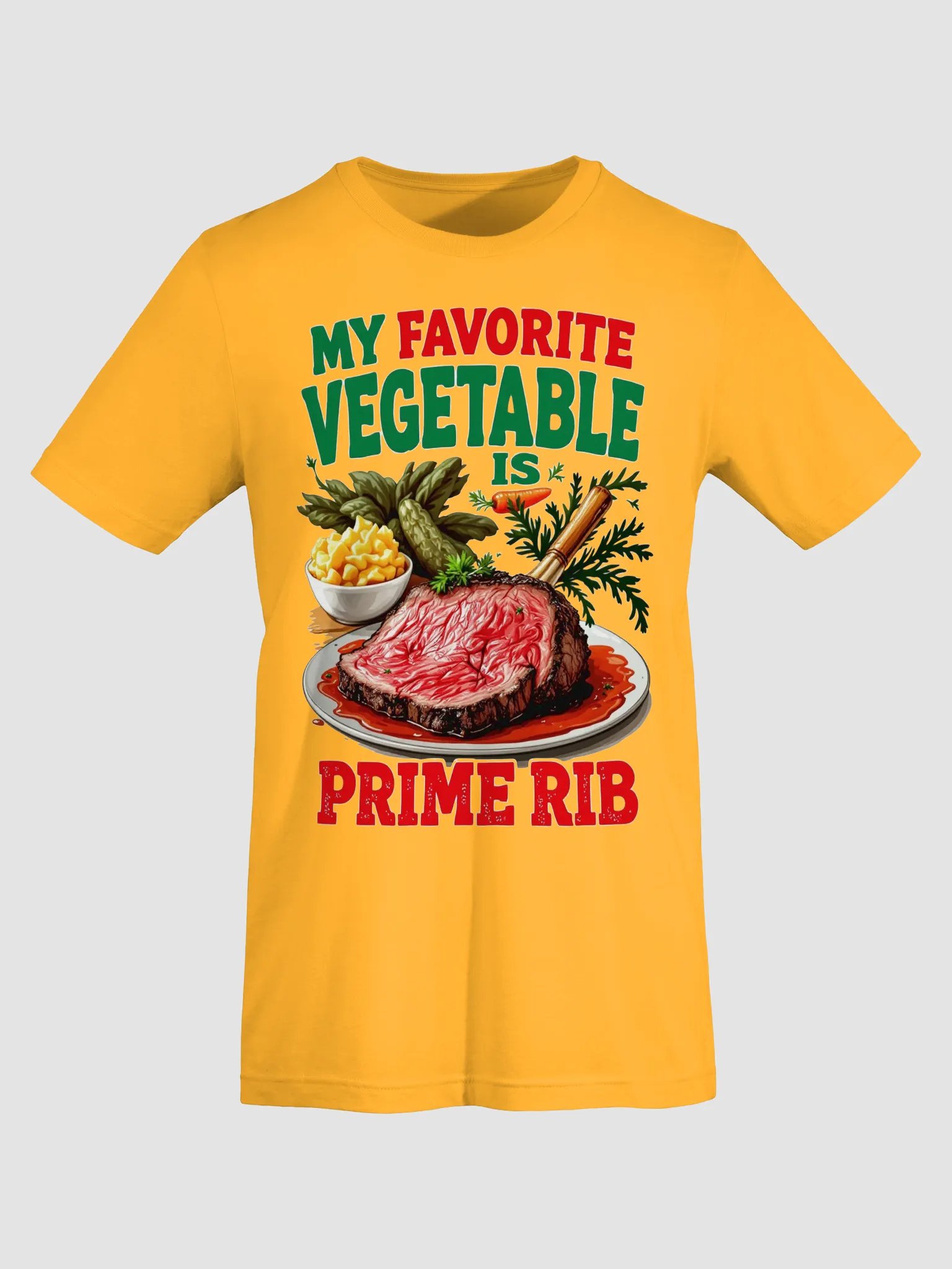 Prime Rib Vegetables Tee product image (50)