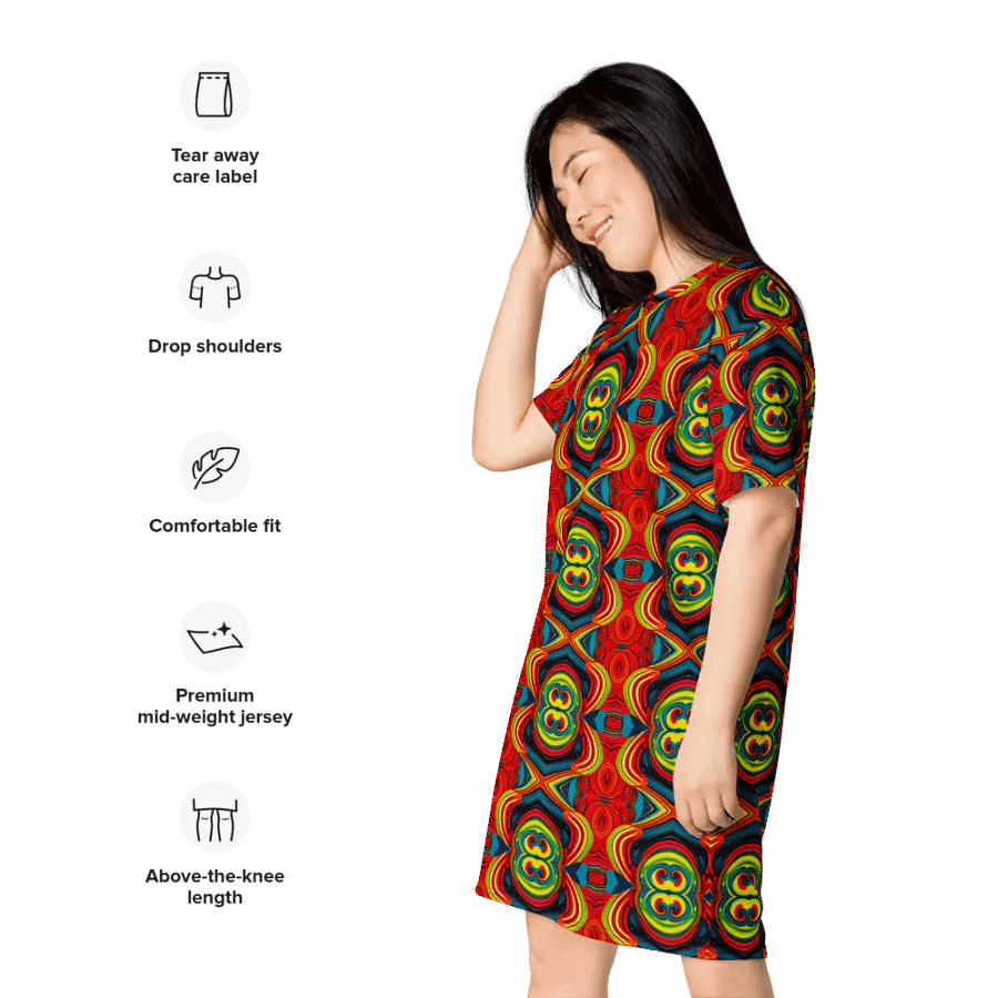 Symmetry Splash All-Over Dress product image (5)