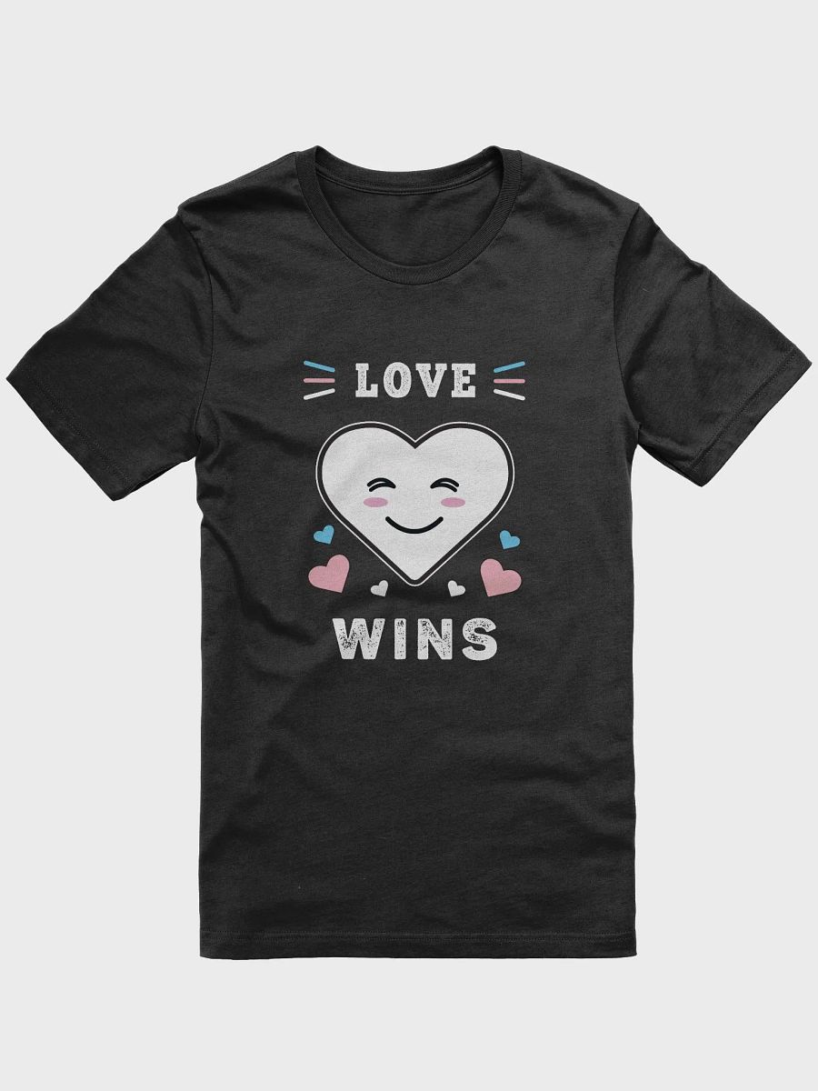 Heart Face Love Wins LGBTQ Transgender Pride T-Shirt product image (2)
