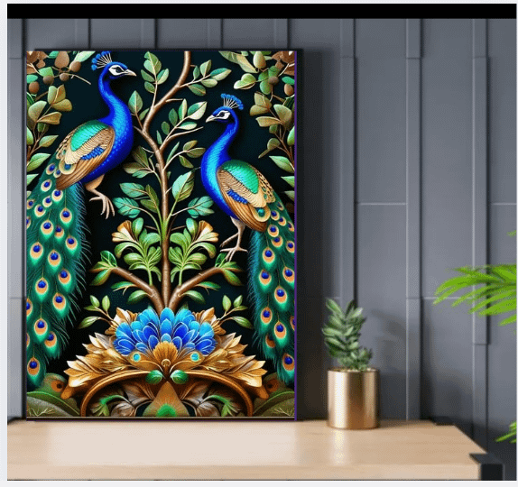 William Morris Peacock Wall Art product image (2)