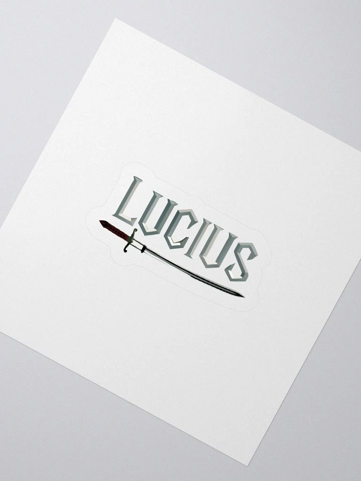 Lucius Kiss Cut Stickers product image (2)
