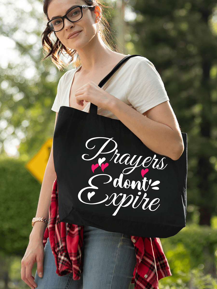 Prayers Do Not Expire Organic Tote Bag product image (1)