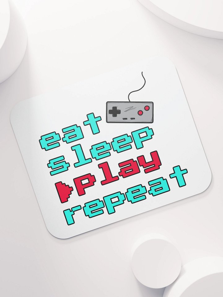 Mousepad | eat sleep play repeat product image (2)