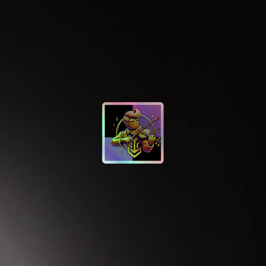 Golden Fiddle Icon Sticker product image (2)