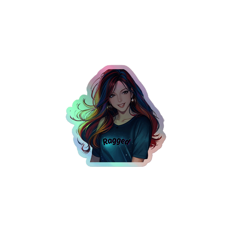 Ragged Holo Sticker