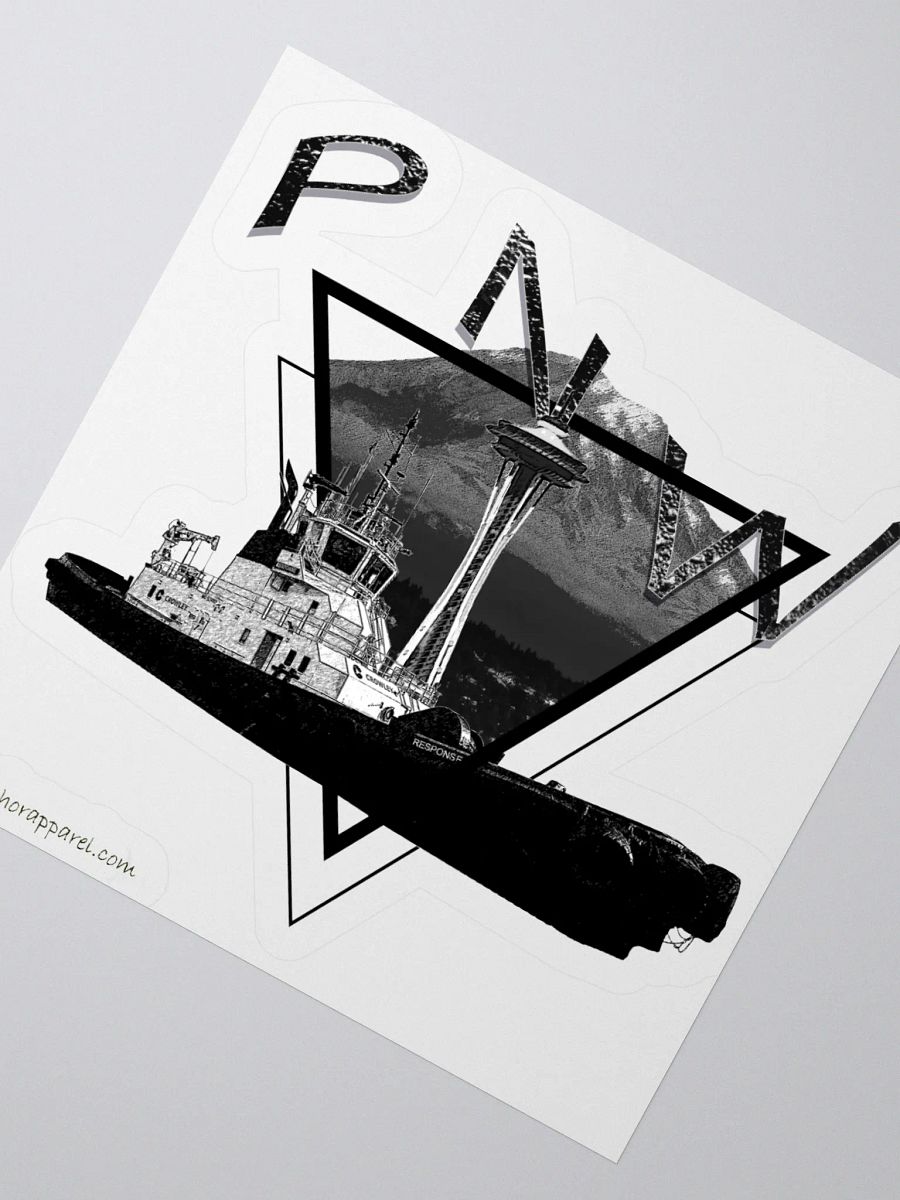 Tug Response Triangle-Mt Raine- PNW Kiss Cut Stickers product image (7)